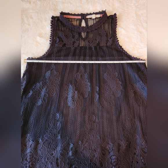 Deep purple dress tank top - Picture 4 of 5